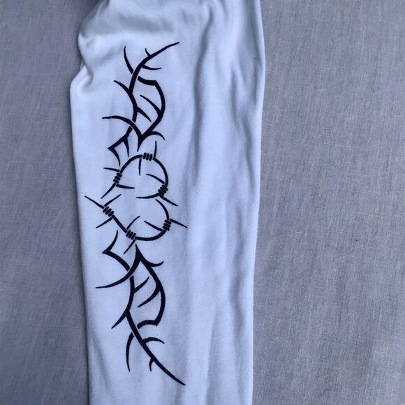 Biketoberfest Daytona Women M Hoodie Bikercore Tattoo Style Sweatshirt Bat Logo - Picture 8 of 16